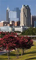 Cityscape of Downtown Raleigh, North Carolina
